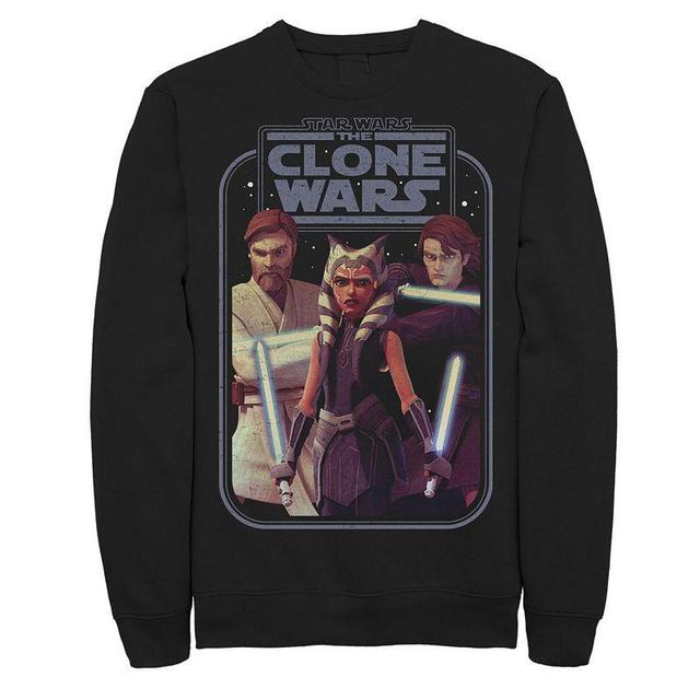 Mens Star Wars: The Clone Wars Heroes Group Shot Sweatshirt Product Image