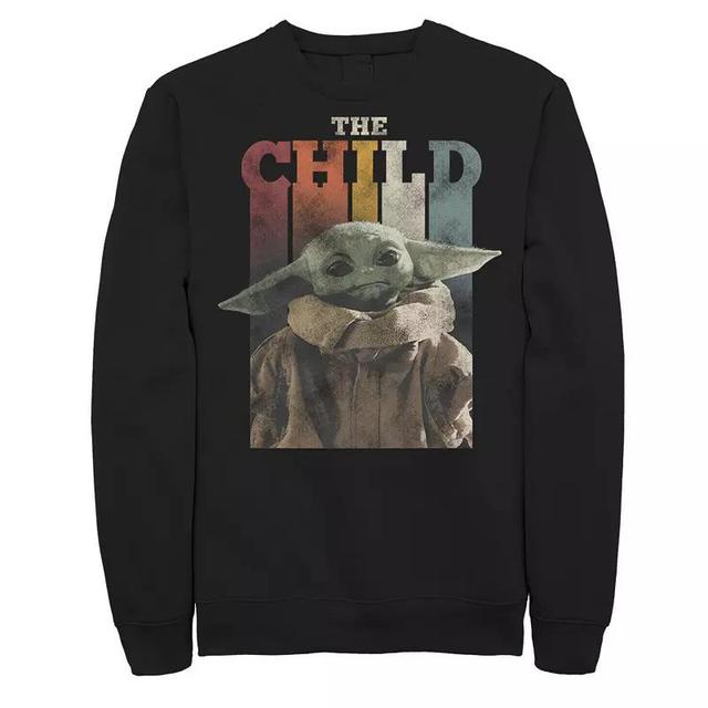 Mens Star Wars The Mandalorian The Child Colorful Letters Sweatshirt Product Image