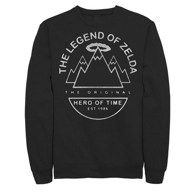 Big & Tall The Legend of Zelda Death Mountain Fleece Sweatshirt, Mens Product Image