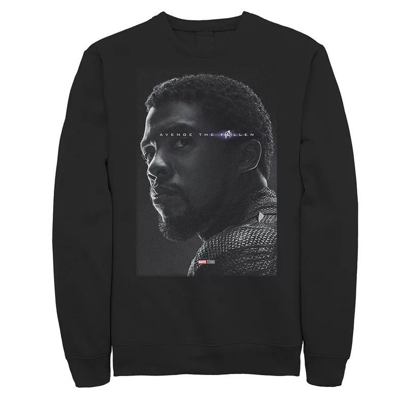 Big & Tall Marvel Avengers Endgame Panther Avenge The Fallen Sweatshirt, Mens Product Image