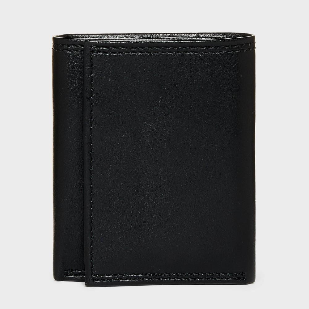 Men's RFID Trifold Wallet - Goodfellow & Co™ Black Product Image