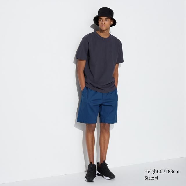 Mens Dry Stretch Easy Shorts (8) with Quick-Drying Blue 3XL UNIQLO US Product Image