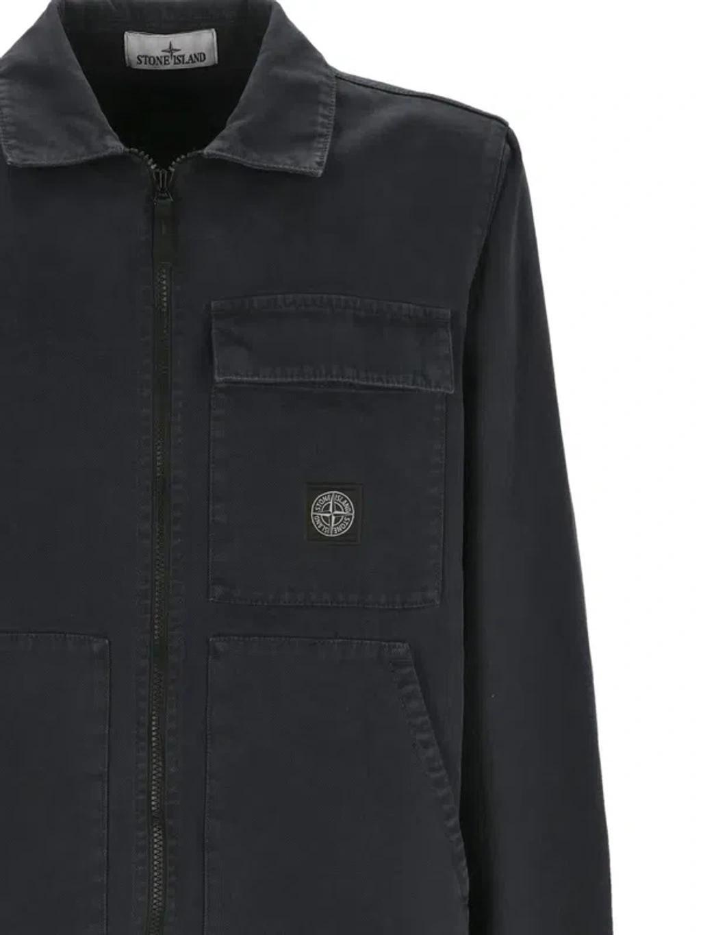 STONE ISLAND Shirts In Blue Product Image