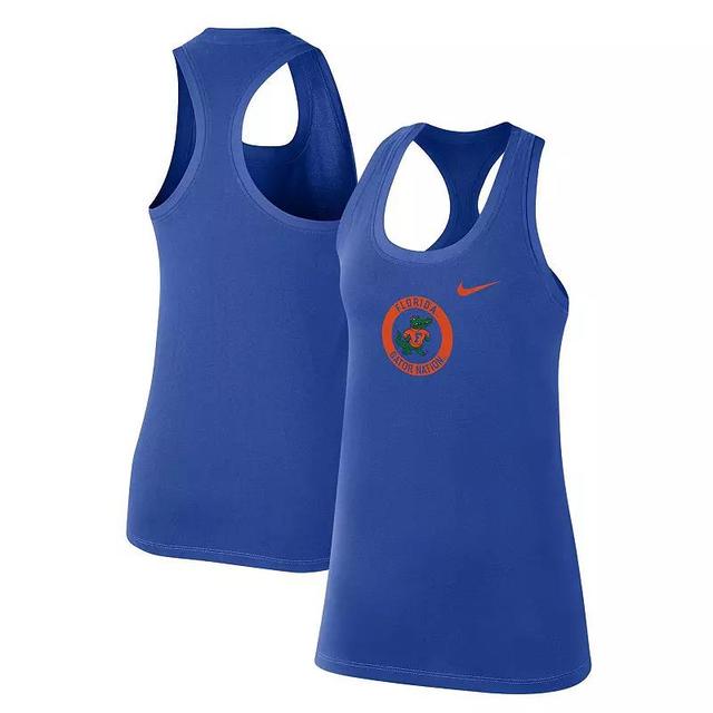 Womens Nike Royal Florida Gators Modern Circle Racerback Tank Top Product Image