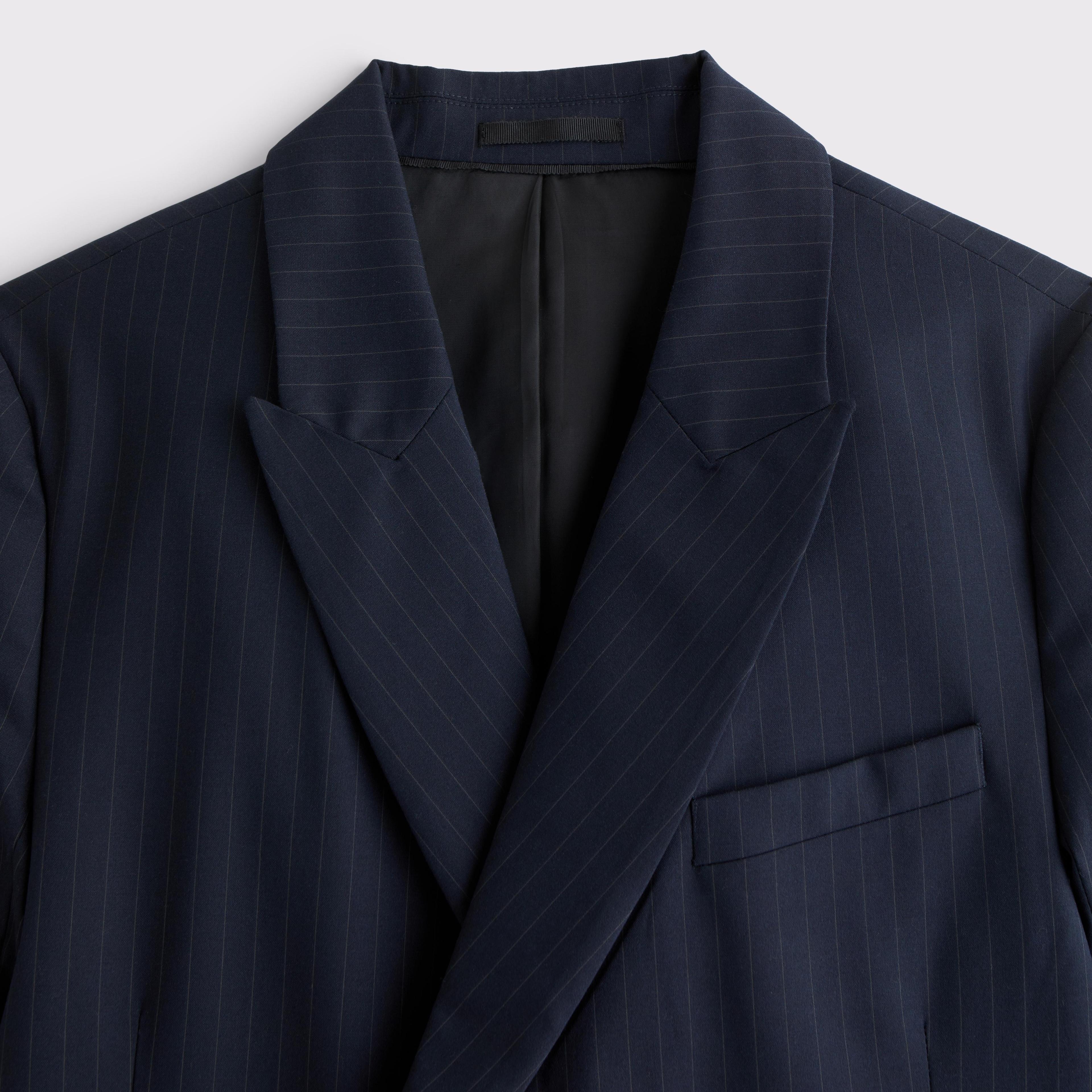 The A&F Collins Tailored Double-Breasted Blazer Product Image