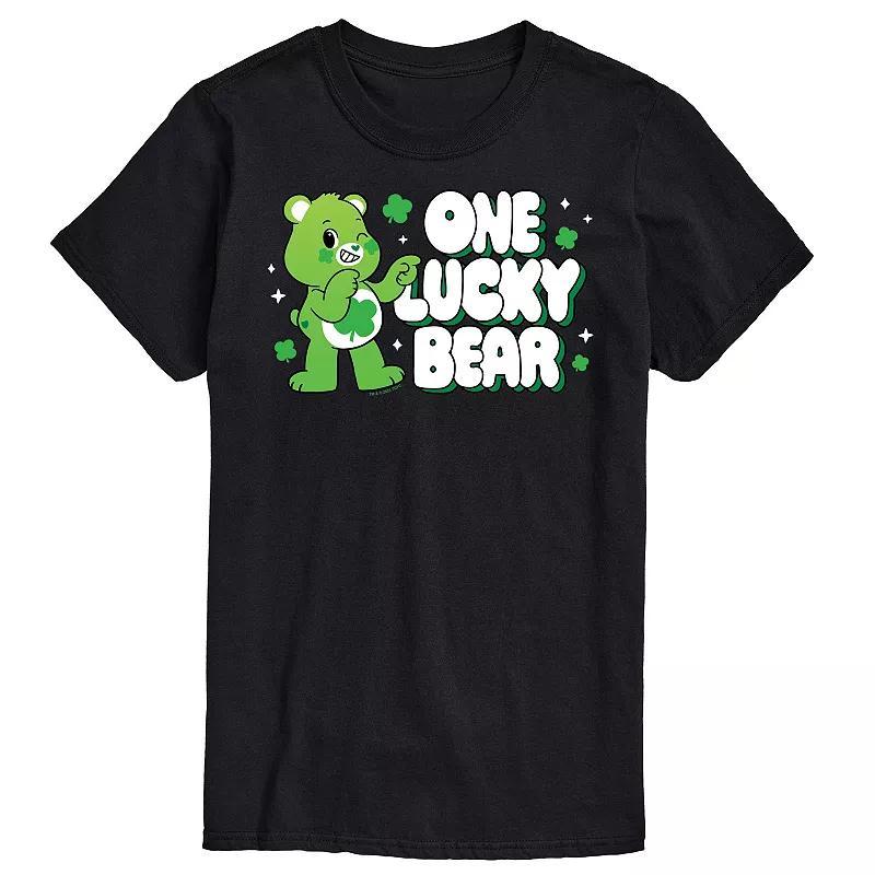 Big & Tall Care Bears One Lucky Bear Graphic Tee, Mens Product Image