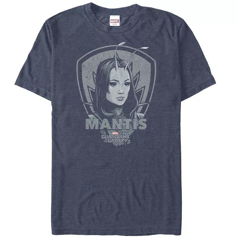 Mens Marvel Guardians of the Galaxy 2 Mantis Graphic Tee Navy Grey Product Image