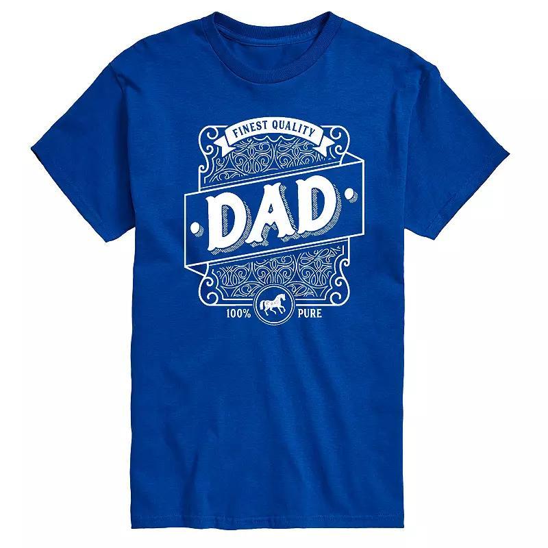 Mens Dad Liquor Label Graphic Tee Product Image