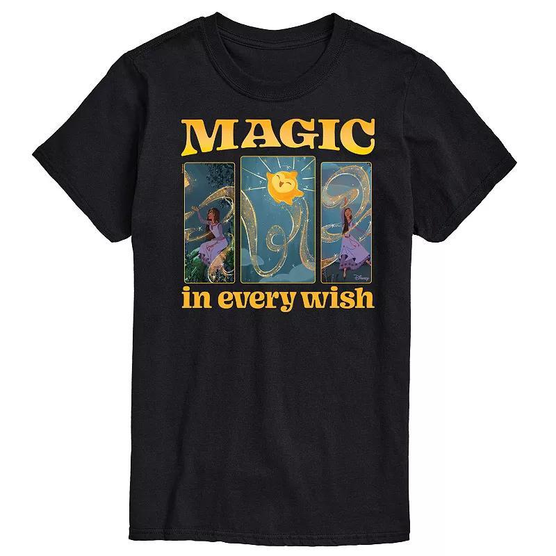 Disneys Wish Big & Tall Magic In Every Wish Graphic Tee, Mens Product Image