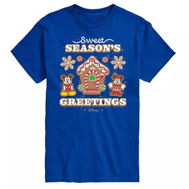 Disney Mens Sweet Seasons Greetings Tee Med Blue Product Image