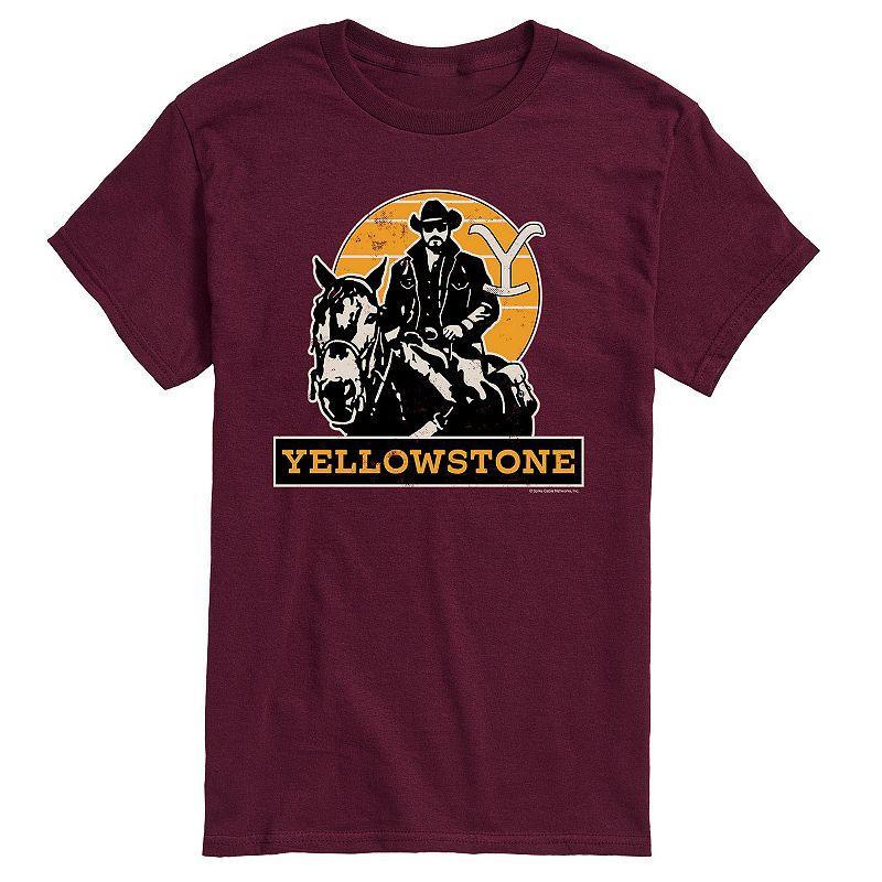 Mens Yellowstone RIP Riding Horseback Tee Product Image