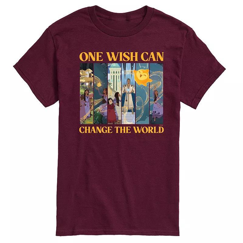 Disneys Wish Mens One Wish Graphic Tee Product Image