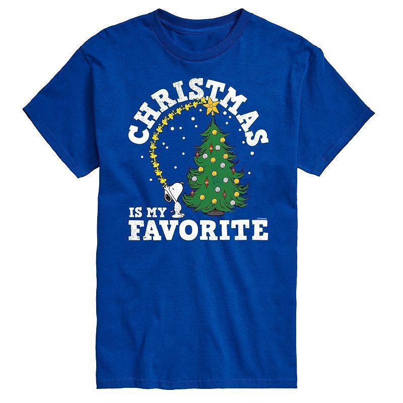 Mens Peanuts Christmas Is My Favorite Tee Product Image