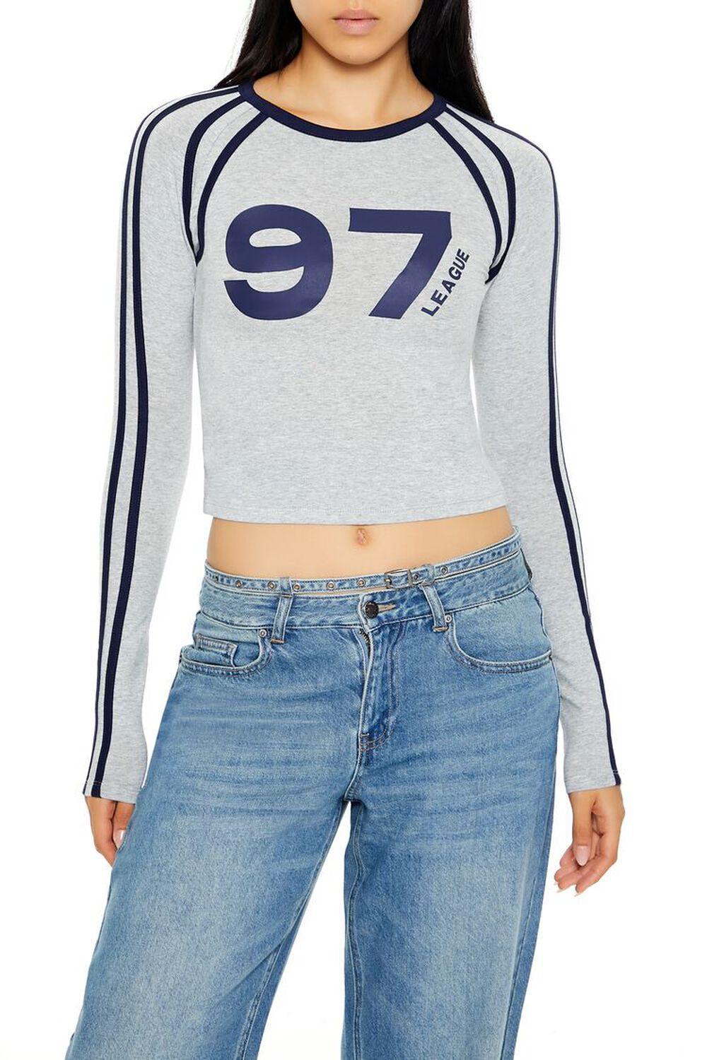 97 League Graphic Crop Top | Forever 21 Product Image