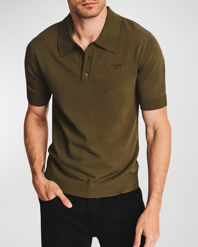 Mens Rafael Embroidered Logo Polo Shirt Product Image