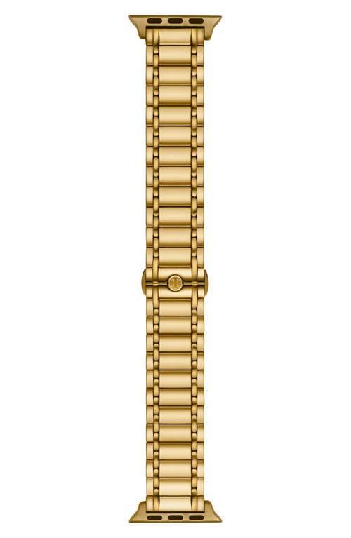 Tory Burch Womens The Miller Gold-Tone Stainless Steel Link Bracelet For Apple Watch 38mm/40mm/41mm Product Image