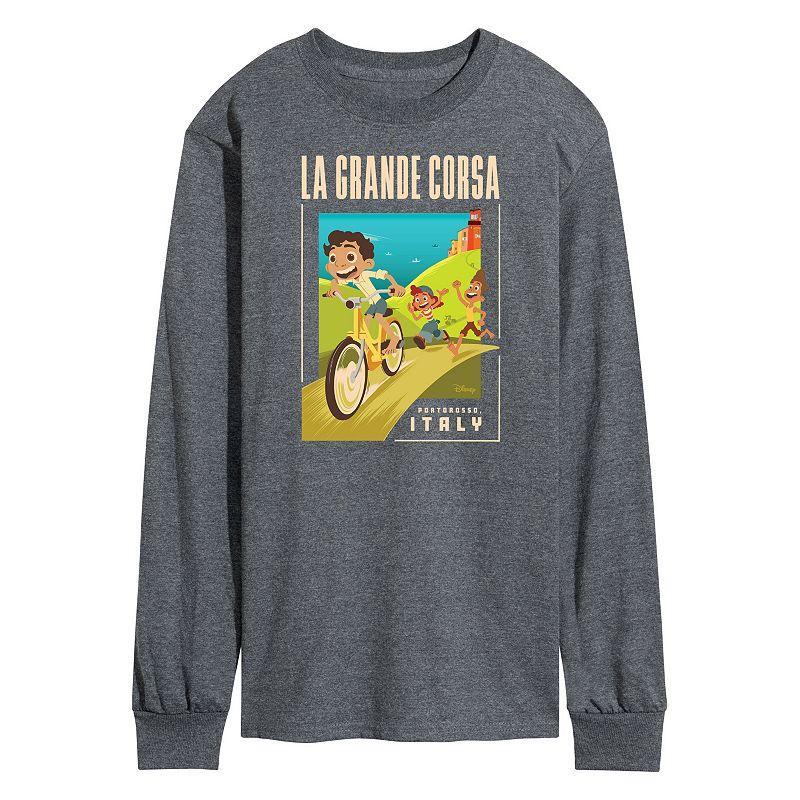 Disneys Luca Mens La Grande Long Sleeve Graphic Tee Product Image