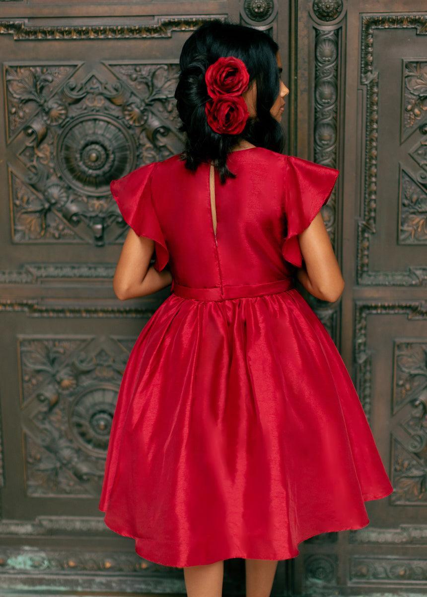 Camryn Dress in Scarlet Product Image