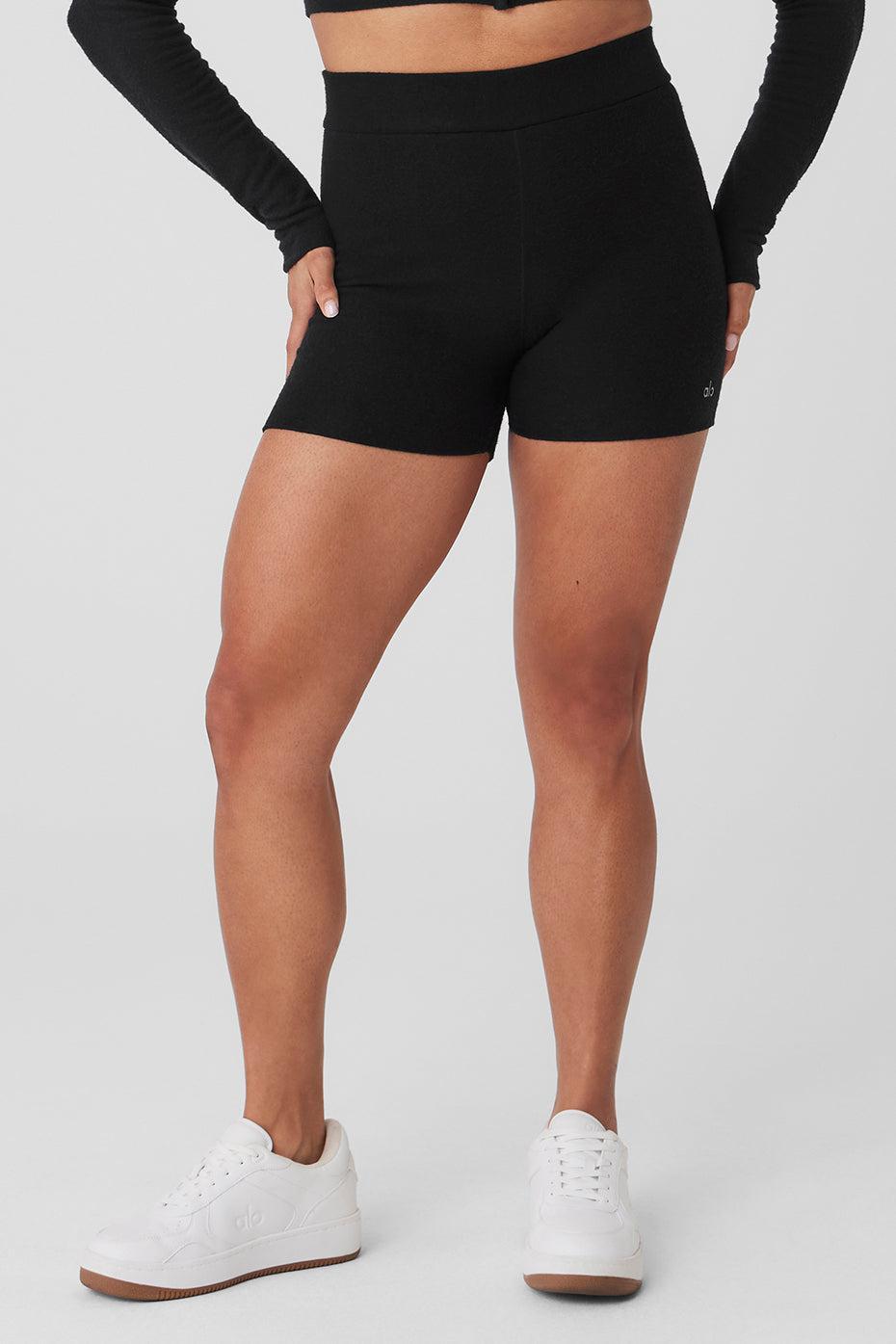 Alolux High-Waist Me Time Short - Black Female Product Image