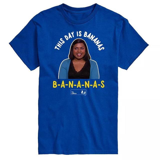 Mens The Office Kelly Day Is Bananas Tee Med Blue Product Image