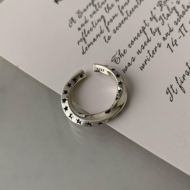 925 Sterling Silver Starry Ring Product Image