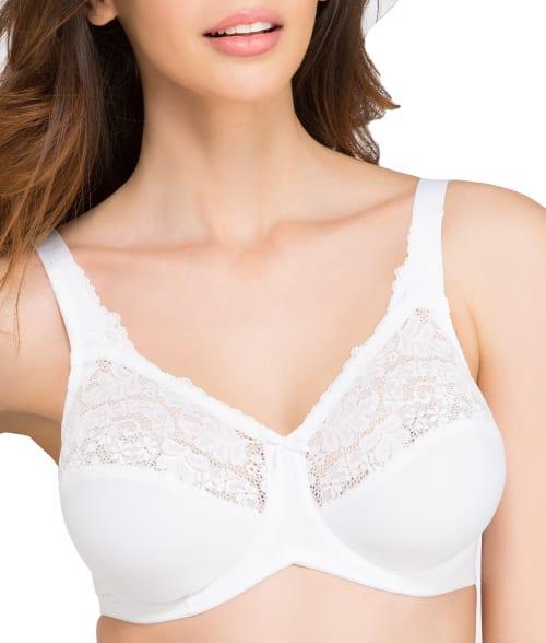 Bali Lilyette Comfort Lace Full Coverage Underwire Minimizer Bra 0428 Product Image