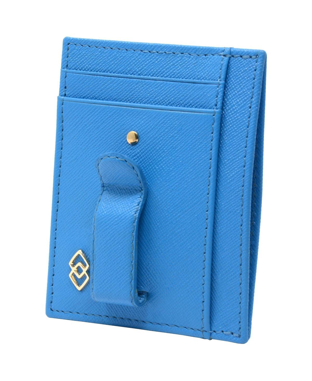 Alpine Swiss Double Diamond Mens Rfid Money Clip Minimalist Front Pocket Wallet - Gray Product Image