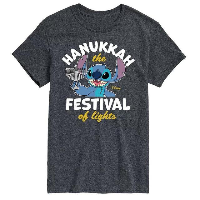 Disneys Lilo & Stitch Mens Hanukkah Graphic Tee Product Image