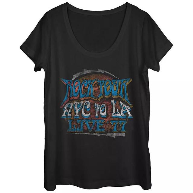 Disneys Mickey Mouse The One And Only Scoop Neck Juniors Graphic Tee, Womens Grey Product Image