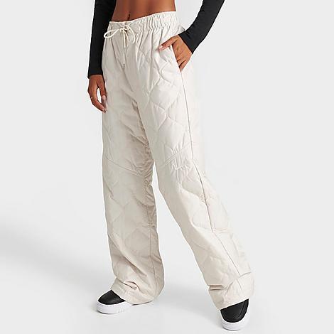 Nike Womens Sportswear Essential High-Waisted Open-Hem Quilted Pants Product Image