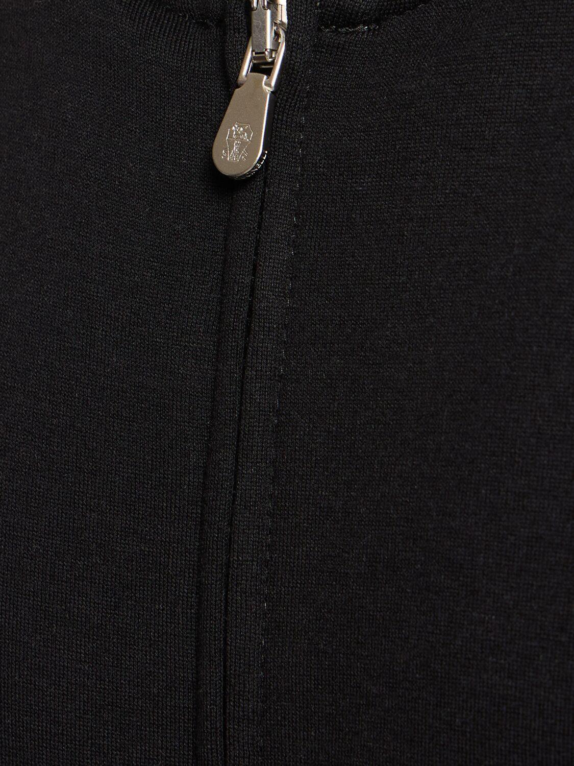 BRUNELLO CUCINELLI Leisure Zipped Sweatshirt In Black Product Image