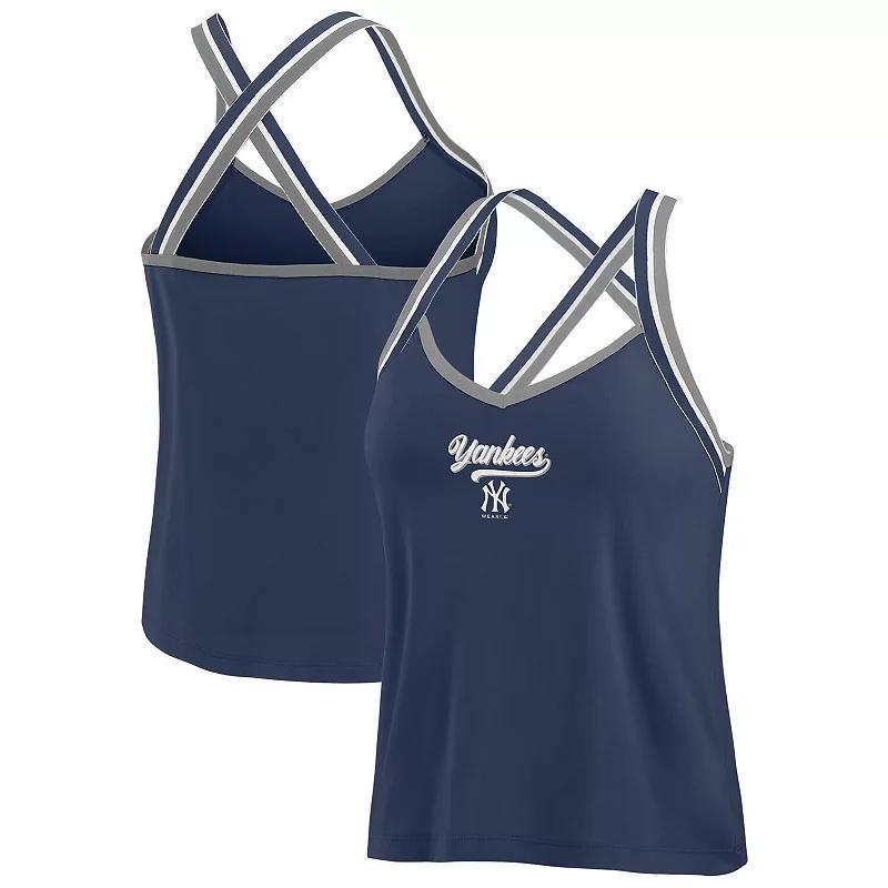 Womens WEAR by Erin Andrews Royal Los Angeles Dodgers Cross Strap Tank Top Product Image