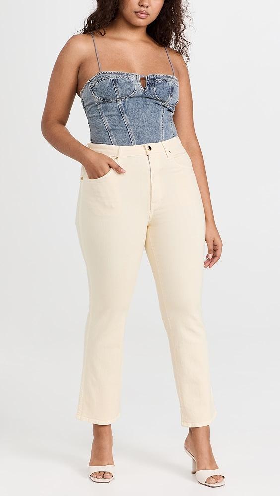 Khaite Vivian New Bootcut Flare Jeans | Shopbop Product Image