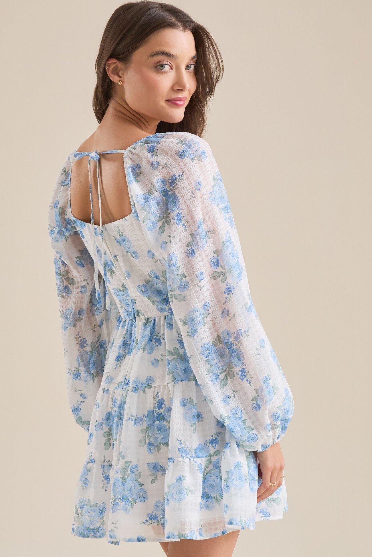 Cora Floral Mini Dress Product Image