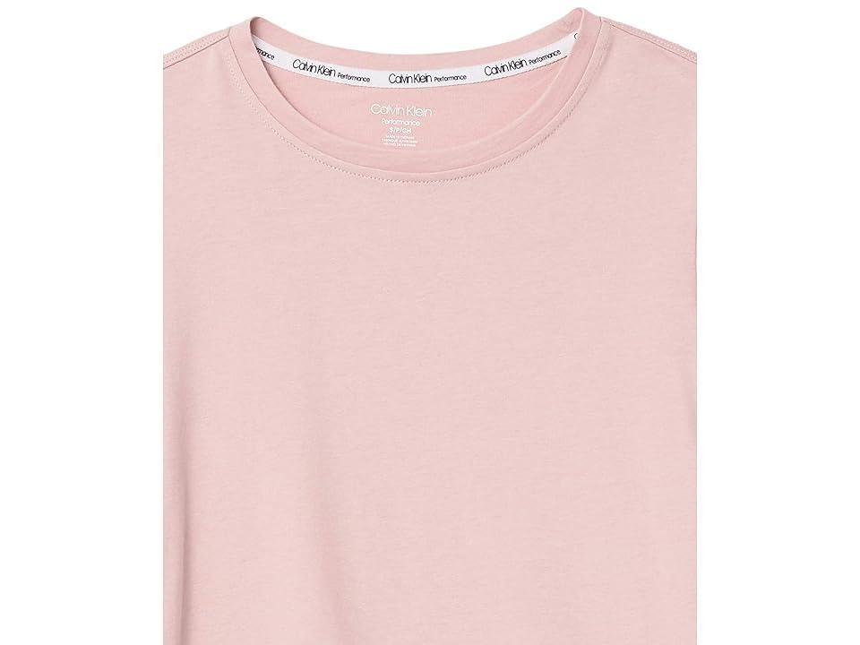 Calvin Klein Women's Premium Performance Crew Neck T-Shirt (Standard and Plus) (Secret) Women's Clothing Product Image