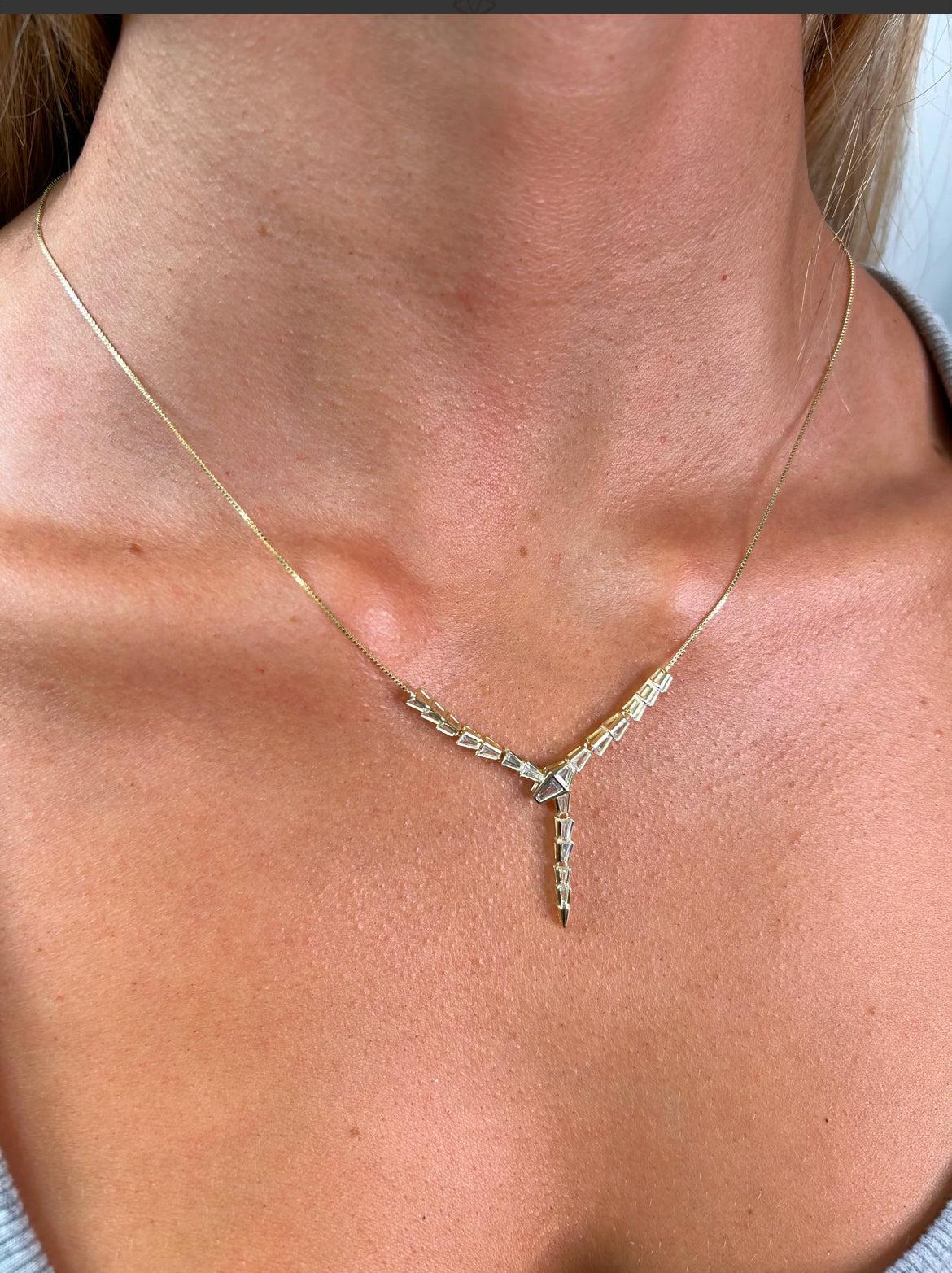 Trina Snake Necklace Product Image