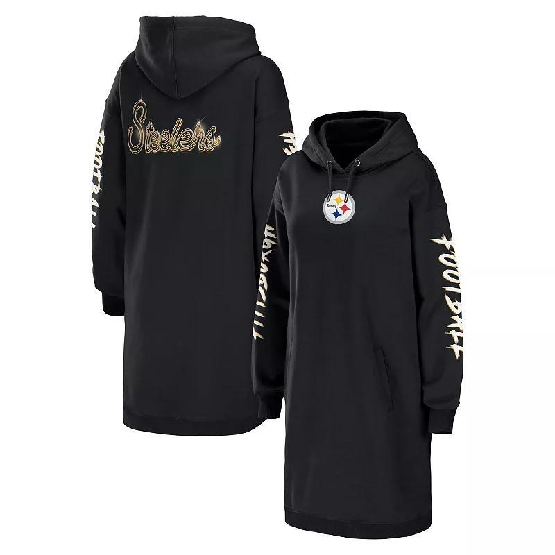 Womens WEAR by Erin Andrews Pittsburgh Steelers Hoodie Dress product image