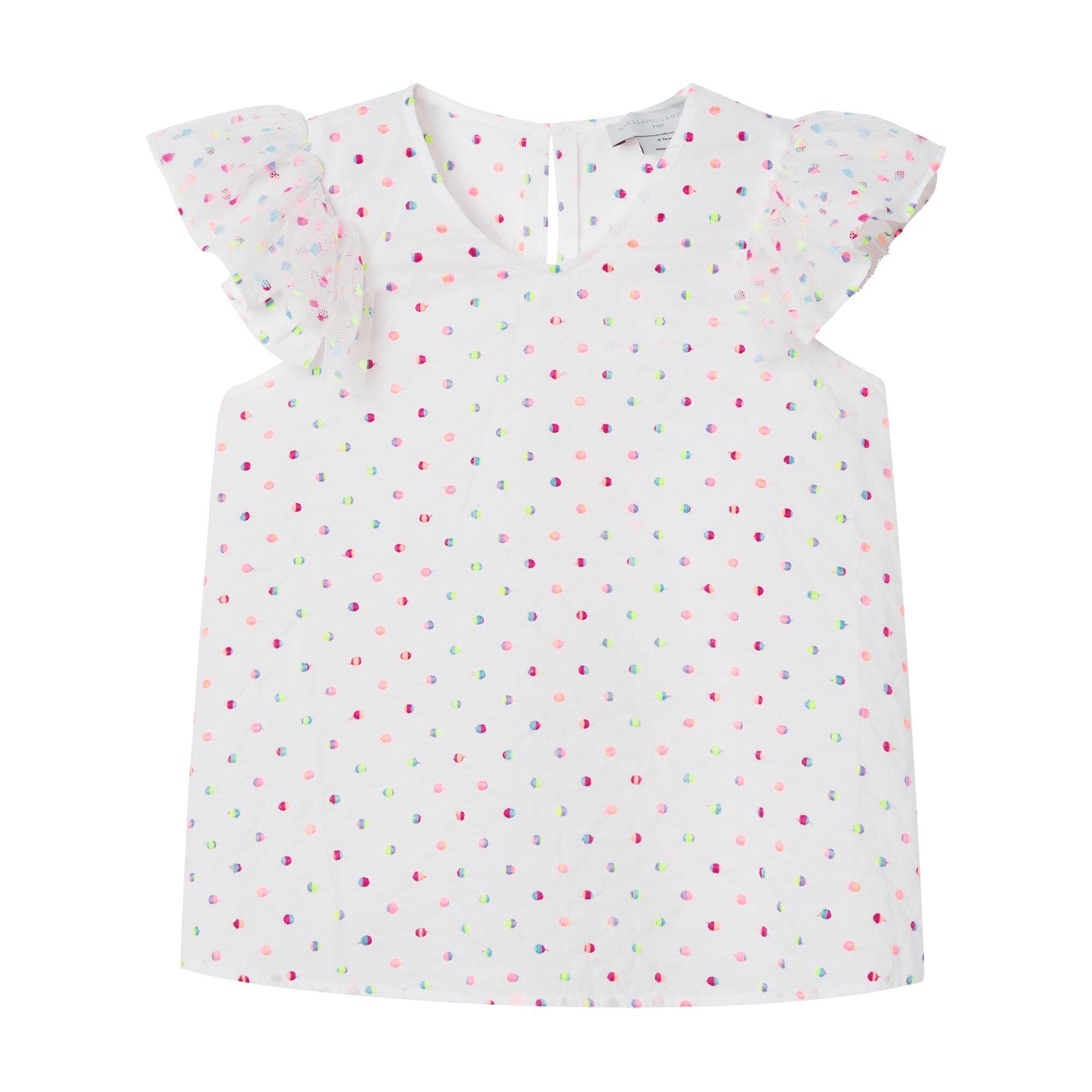 Stella McCartney Embroidered Dots Tulle Top Product Image