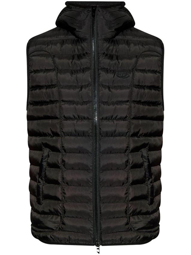 W-temple Gilet In Black Product Image