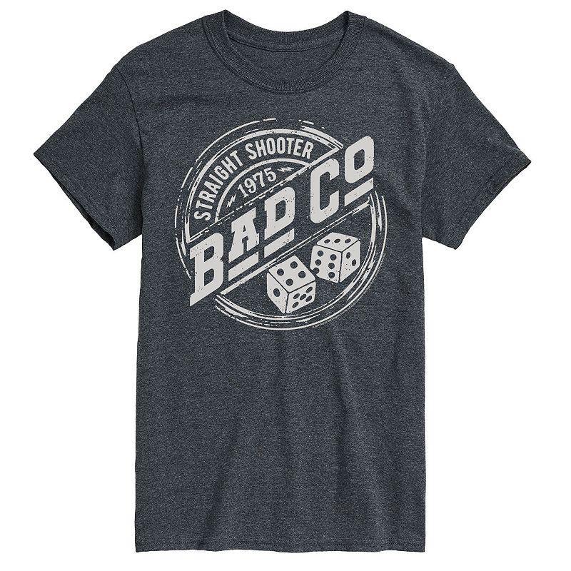 Mens Bad Company Straight Shooter Badge Tee Black Product Image