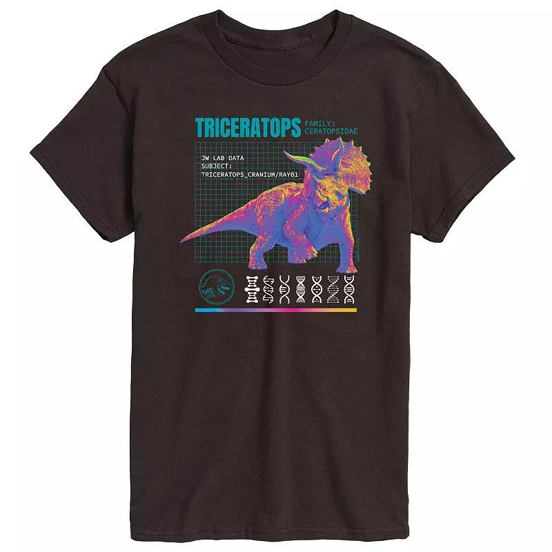 Mens Jurassic World Triceratops Graphic Tee Red Product Image