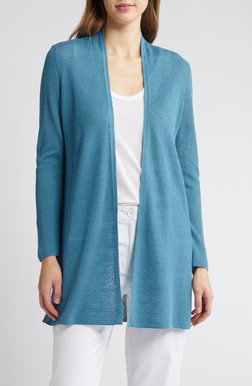 Eileen Fisher Long Organic Linen & Organic Cotton Cardigan Product Image