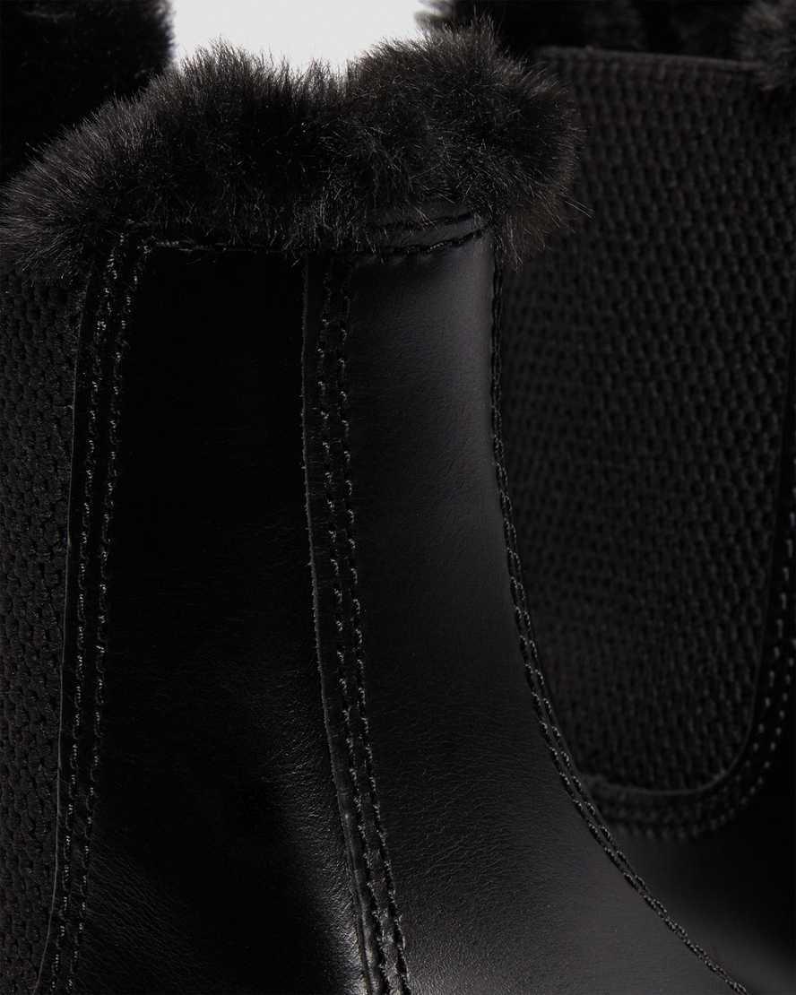 2976 Leonore Faux Fur Lined Chelsea Boots Product Image