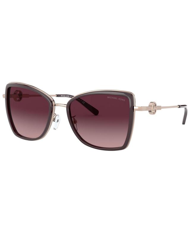 Michael Kors Womens 0MK1067B 55mm Gradient Rose Gold Butterfly Sunglasses Product Image