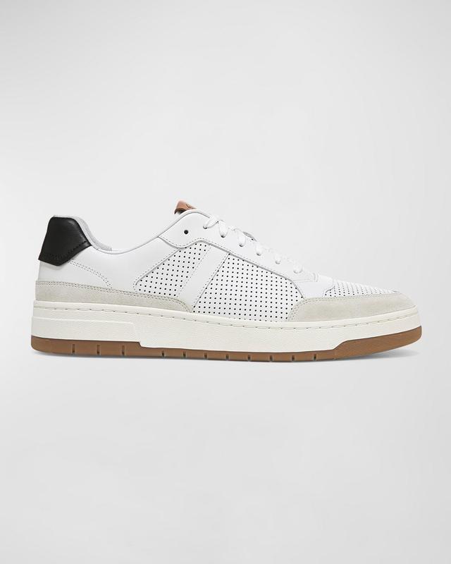 Men's Mason Perforated Leather Low-Top Sneakers Product Image