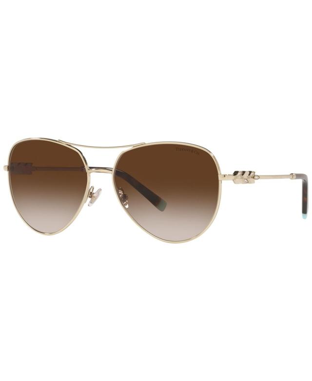 Tiffany & Co. 59mm Aviator Sunglasses Product Image