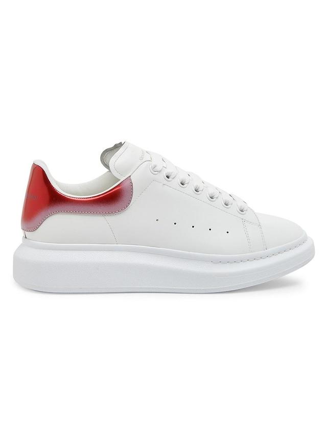 Mens Oversized Leather Sneakers Product Image