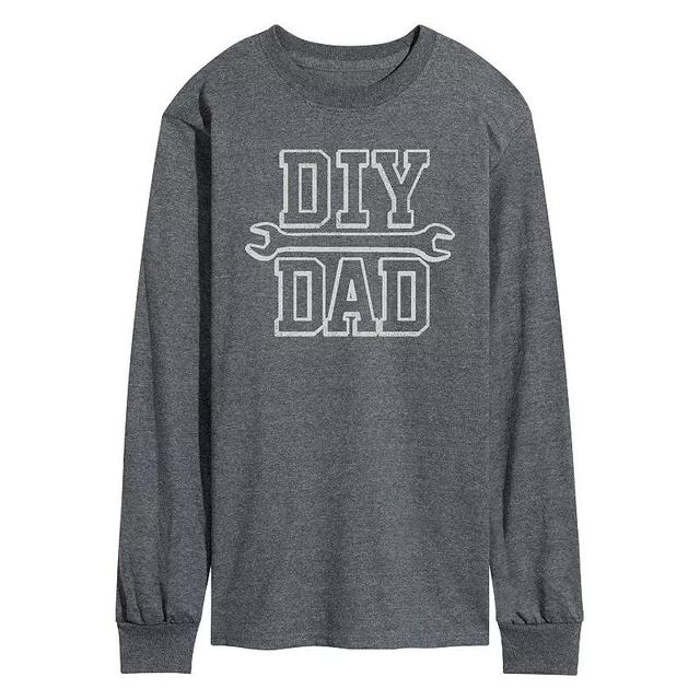 Mens DIY Dad Long Sleeve Graphic Tee Product Image