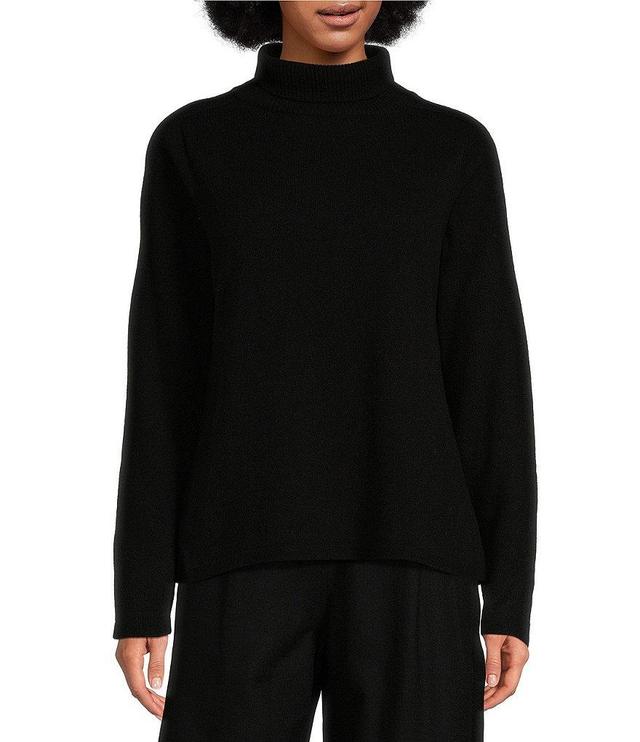 Eileen Fisher Cashmere Turtleneck Long Sleeve Sweater Product Image