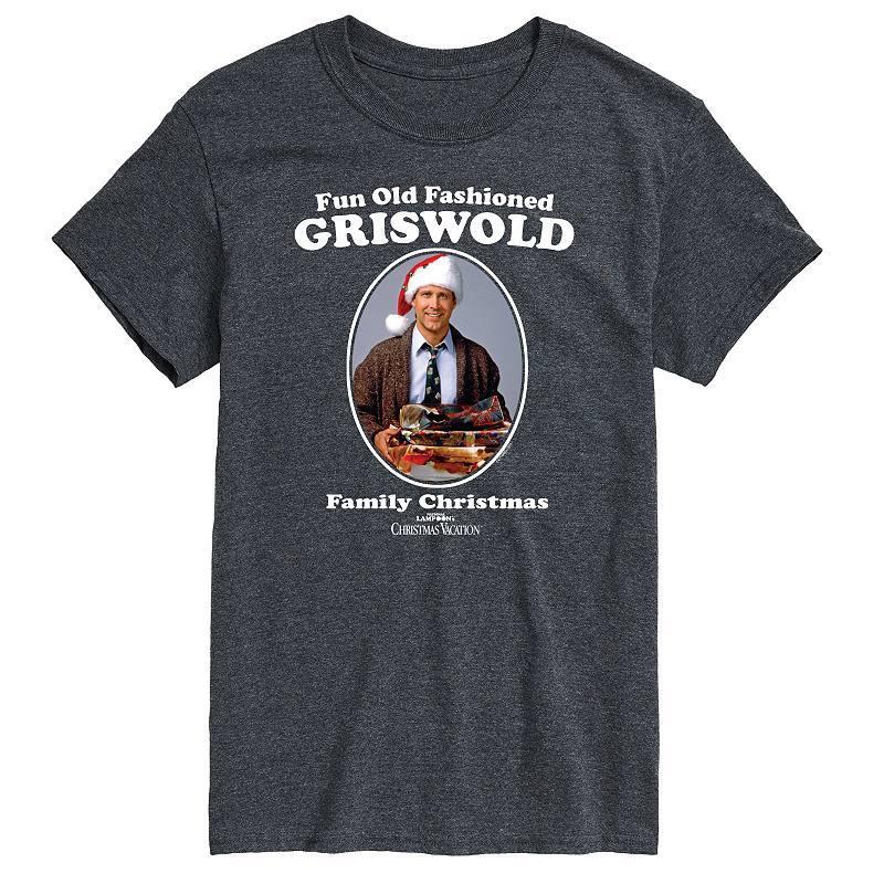 Big & Tall National Lampoons Christmas Vacation Old Fashion Griswold Graphic Tee, Mens Blue Product Image